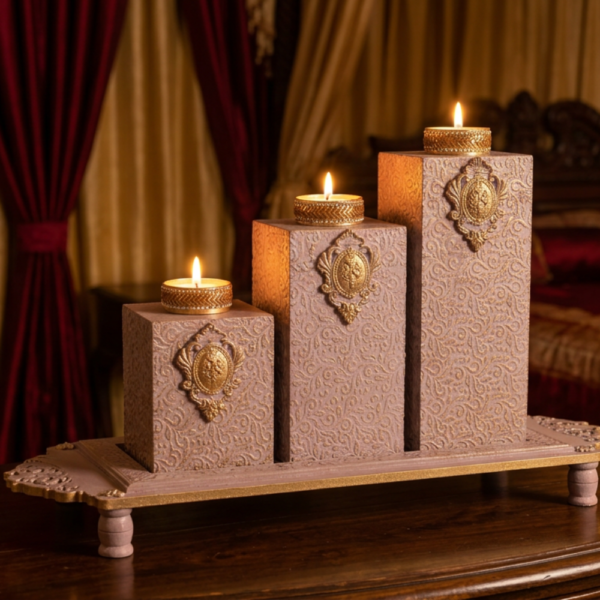 Brocade pillars