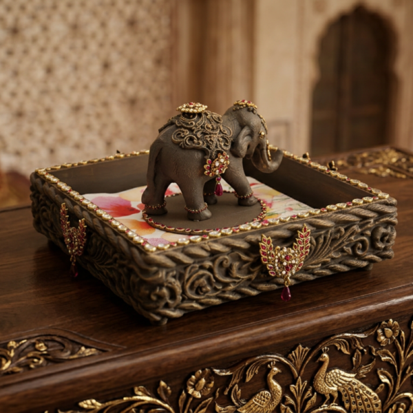 The Royal Gajanan tissue box